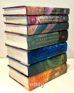 Harry Potter Books Complete Set 1-7 Hardcover First Edition J. K. Rowling
