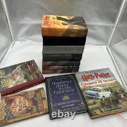 Harry Potter Books Complete Set 1-7 Hardcover J. K Rowling Scholastic 11 Book Lot