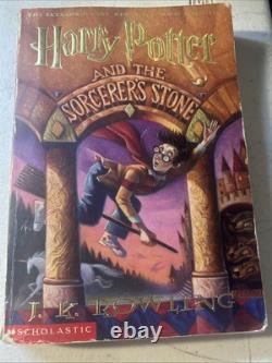 Harry Potter Books Complete Set 1-7 by JK Rowling, Paperback, Used