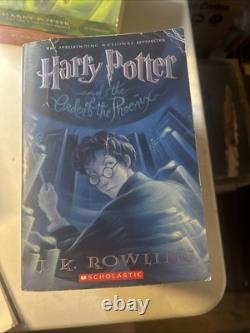 Harry Potter Books Complete Set 1-7 by JK Rowling, Paperback, Used