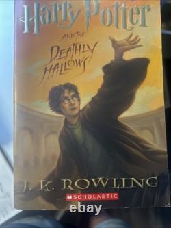 Harry Potter Books Complete Set 1-7 by JK Rowling, Paperback, Used