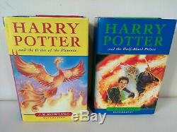 Harry Potter Books Complete Set Collection Hardback J. K Rowling 1st Editions