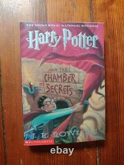 Harry Potter Books Complete Set, Some Hardcover Some Paperback +hp Lunchbox