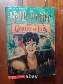 Harry Potter Books Complete Set, Some Hardcover Some Paperback +hp Lunchbox