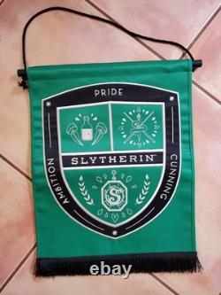 Harry Potter COMPLETE Hogwarts + 4 House Wall Banners by Universal Studios