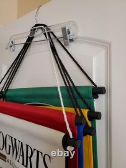 Harry Potter COMPLETE Hogwarts + 4 House Wall Banners by Universal Studios