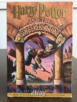 Harry Potter Cassette CD Audiobooks Complete Set 1-7 Read By Jim Dale Jk Rowling