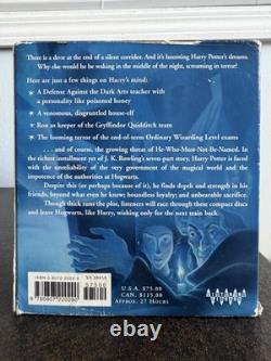 Harry Potter Cassette CD Audiobooks Complete Set 1-7 Read By Jim Dale Jk Rowling