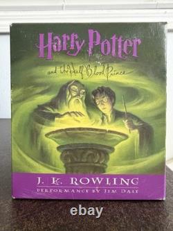 Harry Potter Cassette CD Audiobooks Complete Set 1-7 Read By Jim Dale Jk Rowling