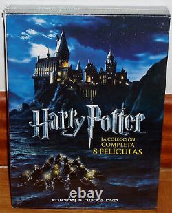 Harry Potter Collection Complete 8 DVD Sealed New Fantasia (Sleeveless Open)