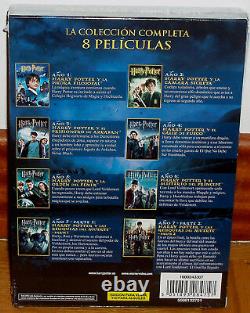 Harry Potter Collection Complete 8 DVD Sealed New Fantasia (Sleeveless Open)