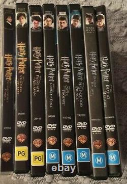 Harry Potter Collectors Box Set Complete 8 Film Collection DVD Region 4 Special
