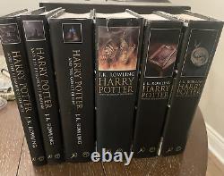 Harry Potter Complete 1-7 Bloomsbury UK Adult Hardcover Editions 2004 set