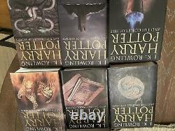 Harry Potter Complete 1-7 Bloomsbury UK Adult Hardcover Editions 2004 set