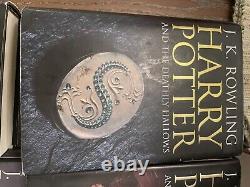 Harry Potter Complete 1-7 Bloomsbury UK Adult Hardcover Editions 2004 set