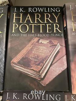 Harry Potter Complete 1-7 Bloomsbury UK Adult Hardcover Editions 2004 set