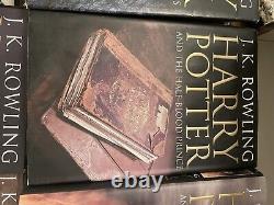 Harry Potter Complete 1-7 Bloomsbury UK Adult Hardcover Editions 2004 set