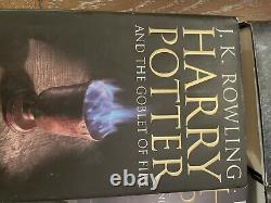 Harry Potter Complete 1-7 Bloomsbury UK Adult Hardcover Editions 2004 set