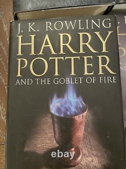 Harry Potter Complete 1-7 Bloomsbury UK Adult Hardcover Editions 2004 set