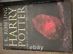 Harry Potter Complete 1-7 Bloomsbury UK Adult Hardcover Editions 2004 set