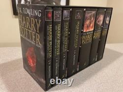 Harry Potter Complete 1-7 Bloomsbury UK Adult Hardcover Editions Box Set