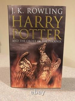 Harry Potter Complete 1-7 Bloomsbury UK Adult Hardcover Editions Box Set