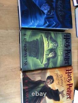 Harry Potter Complete 1-7 Book Set J. K. Rowling 1st American Edition Hardcovers