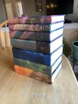 Harry Potter Complete 1-7 Book Set J. K. Rowling 1st American Edition Hardcovers