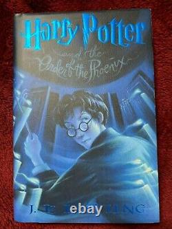 Harry Potter Complete 1-7 HC Book Set J. K. Rowling (ALL) 1st American Edition