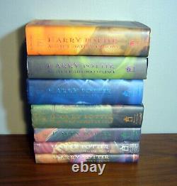 Harry Potter Complete 1-7 HC Set JK Rowling All 1st Edition w DJ Chambers no #