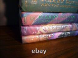 Harry Potter Complete 1-7 HC Set JK Rowling All 1st Edition w DJ Chambers no #