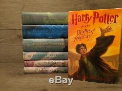Harry Potter Complete 1-7 Hard Back Book Set American Scholastic Version