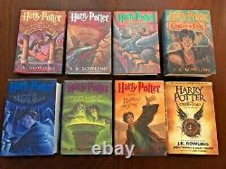 Harry Potter Complete 1-8 HC Book Set J. K. Rowling (ALL) 1st American Edition