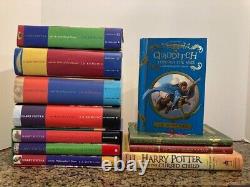 Harry Potter Complete 7 Book Set Lot +4 Extras Bloomsbury Raincoast Canadian BOX