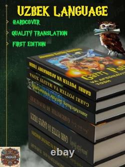 Harry Potter Complete 7-Book Set in Uzbek Language Collector's Edition UZB