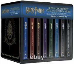 Harry Potter-Complete 8 Film Blu Ray Steelbook Collection, Perfect Condition