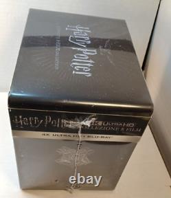 Harry Potter Complete 8-Film Collection 4K Steelbook NEW- Box Shipping