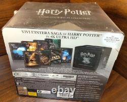 Harry Potter Complete 8-Film Collection 4K Steelbook NEW-DAMAGED