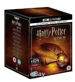 Harry Potter Complete 8-Film Collection 4K UHD Blu-ray Box Set, Region Free