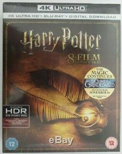 Harry Potter Complete 8-Film Collection 4K UHD Blu-ray Region Free NEW