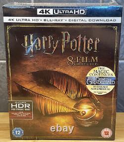 Harry Potter Complete 8 Film Collection 4K Ultra HD UHD and Blu-ray 16 Discs Box