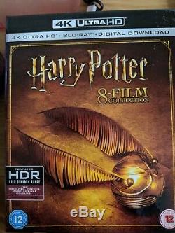 Harry Potter- Complete 8- Film Collection Boxset (4K Ultra HD + Blu-Ray) SEALED