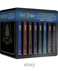 Harry Potter Complete 8-Film Collection SteelBook Blu-Ray Region 1/A Sealed
