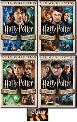 Harry Potter Complete 8 Movie Collection Years 1-7 DVD Set Includes Glossy Pr