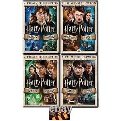 Harry Potter Complete 8 Movie Collection Years 1-7 DVD Set Includes Glossy Pri