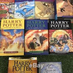 Harry Potter Complete ALL HARDBACKS Book Set 1-7 Bloomsbury JK Rowling & Extras