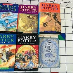 Harry Potter Complete ALL HARDBACKS Book Set 1-7 & Extra Bloomsbury JK Rowling