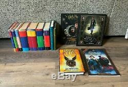 Harry Potter Complete ALL Hardbacks Book Set- 1-7- J. K Rowling- Fantastic Beasts