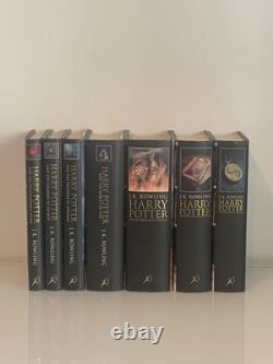 Harry Potter Complete Adult Hardback Set UK Bloomsbury 1-7 Matching VGC