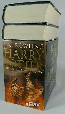 Harry Potter Complete Adult Hb Book Collection 1st Edition/print -bloomsbury Uk